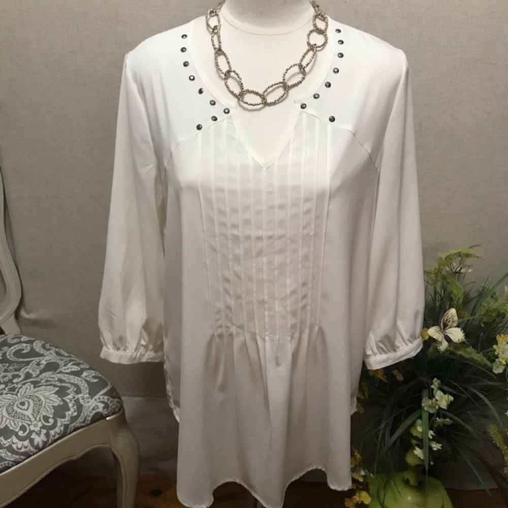 Willi Smith 3/4‎ Sleeve Blouse M